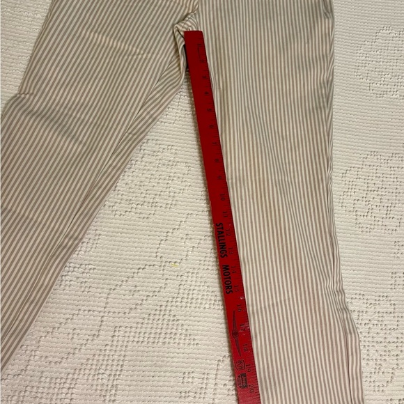 A New Day Women's Striped High Rise Side Zip Skinny Ankle Stretch Pants Size 2 - Picture 4 of 7